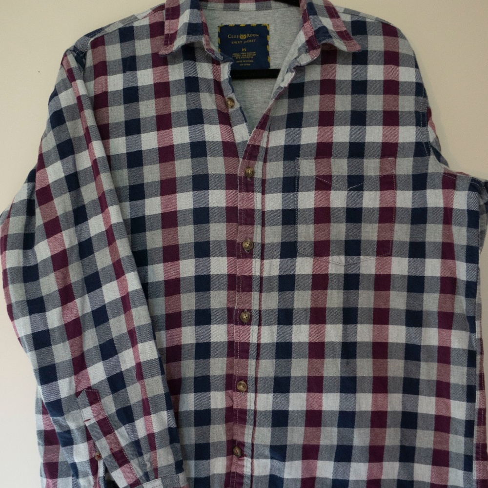 Club Room Flannel Shirt Jacket